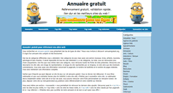 Desktop Screenshot of annuairegratuit.org
